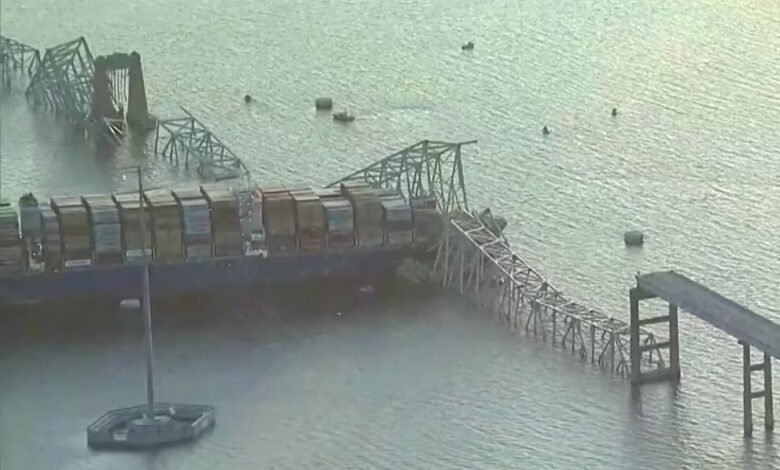 Esta fue la causa del accidente del carguero que colisionó puente en Baltimore