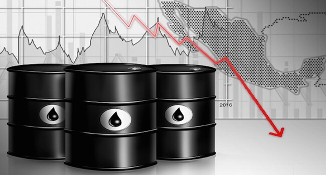 petróleo caiída precios