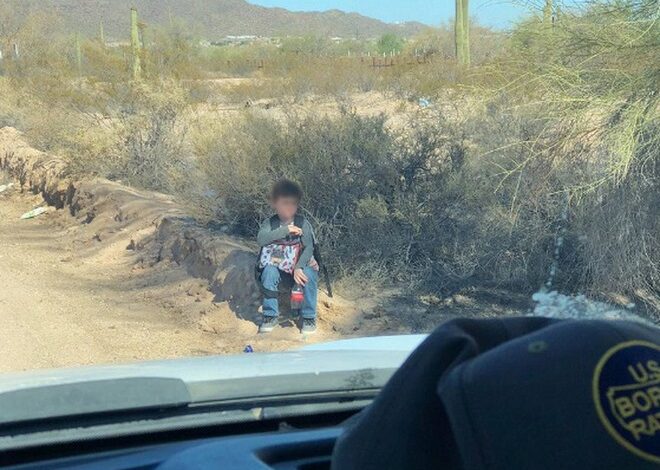 Niño 6 años abandonado en el desierto Estados Unidos