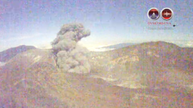 CNE: Volcán Turrialba mantiene alta actividad