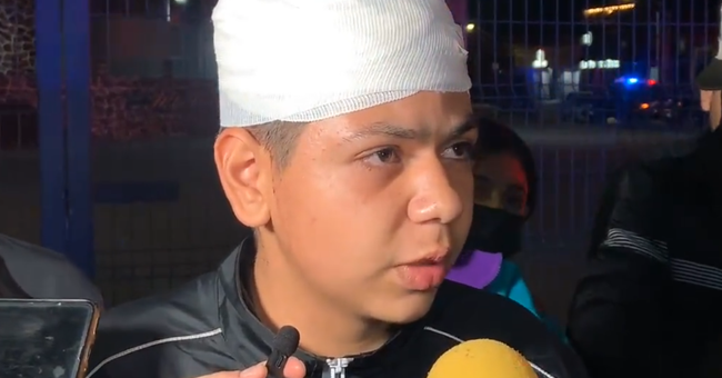 Menor de edad afirma que si hay fallecidos en el incidente Querétaro Atlas del fútbol mexicano