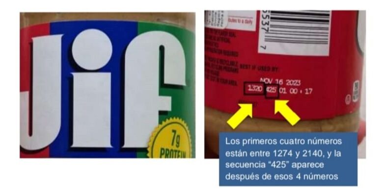 Alerta sanitaria: Retiran del mercado mantequilla de maní contaminada con salmonella