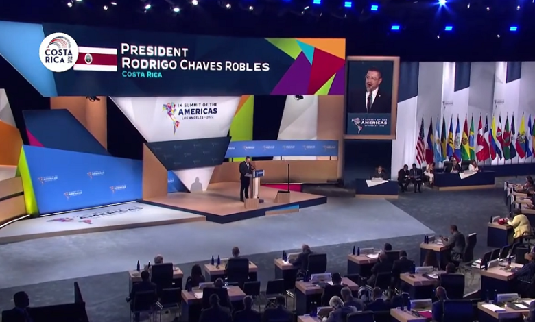 Presidente Chaves dice: "Ya no más" a la espera de una América Próspera