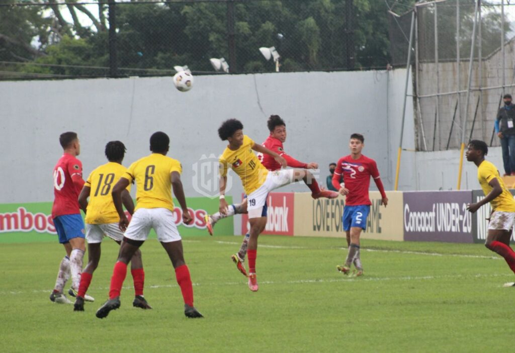 Selección de Costa Rica Sub 20 superó todo ante una complicada Antigua y Barbuda. Foto: FCRF