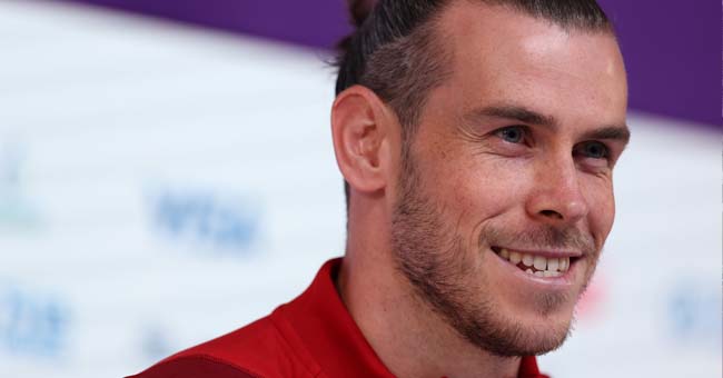 Gareth Bale está contento y orgulloso de poner fin a espera de Gales para participar en una Copa Mundial. Foto: Xinhua/Jia Haocheng. 