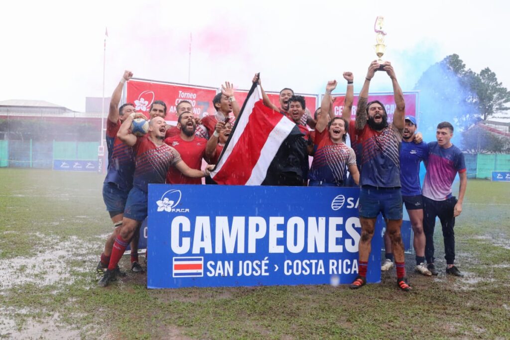 Costa Rica campeón del Centroamericano Rugby Masculino 2022. Foto: Cortesía.