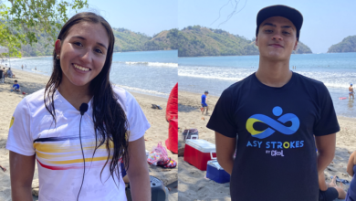 Kisha Jiménez y Jeison Rojas clasificados al Campeonato Mundial de aguas abiertas 2023.