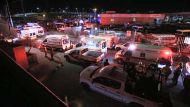 México: 39 muertos en incendio en un centro migratorio.