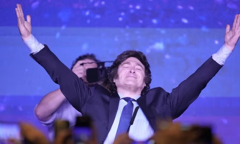 Javier Milei elegido presidente de Argentina