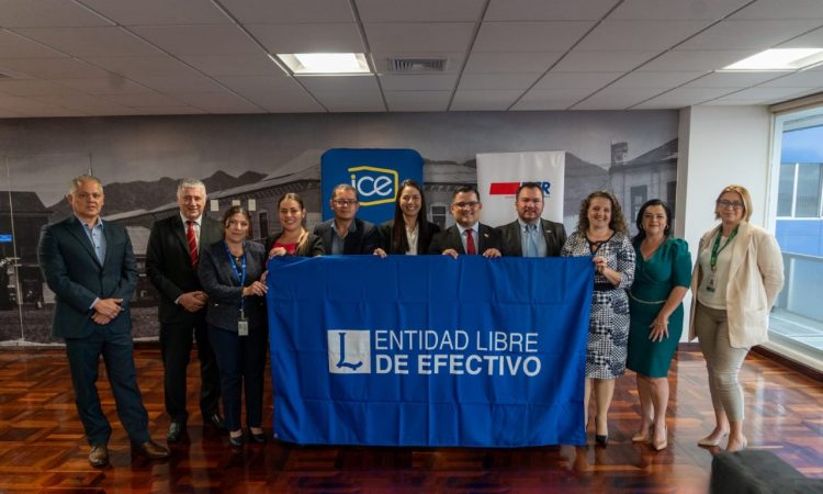 ICE recibe certificación del Banco Central como Entidad Libre de Efectivo