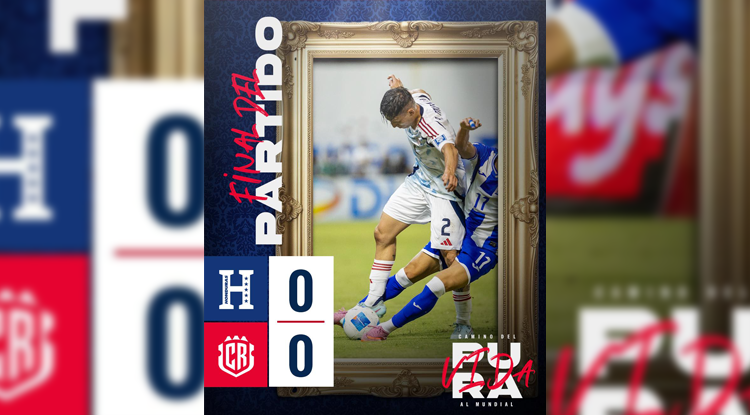 Costa Rica empata 0-0 ante Honduras y sigue con vida rumbo al Mundial 2026
