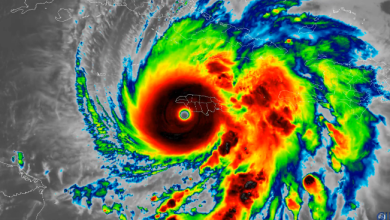 Huracán Melissa golpea indirectamente con fuertes lluvias la vertiente del Pacífico