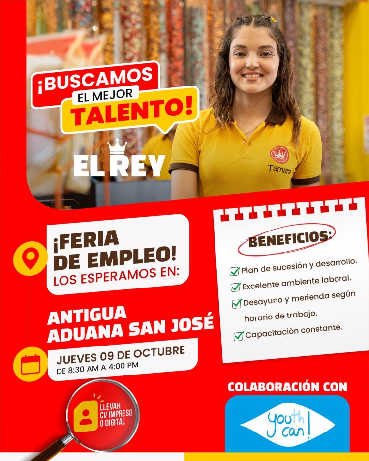 Almacenes El Rey anuncia feria de empleo con más de 300 plazas disponibles