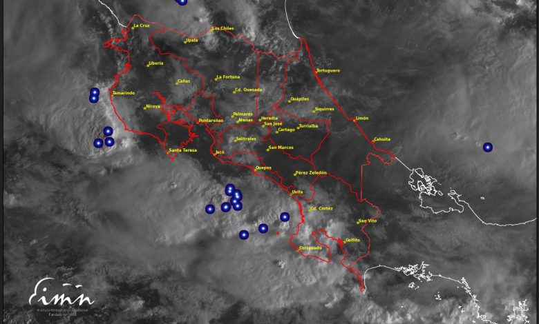 Huracán Melissa mantiene influencia indirecta en Costa Rica: Alerta por lluvias intensas en el Pacífico Sur