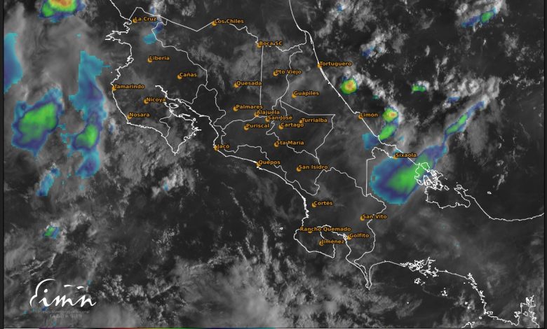 IMN alerta por fin de semana lluvioso en todo el país