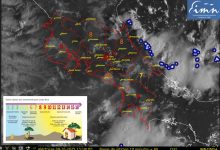 IMN anuncia el estado del tiempo en todo el territorio nacional para hoy