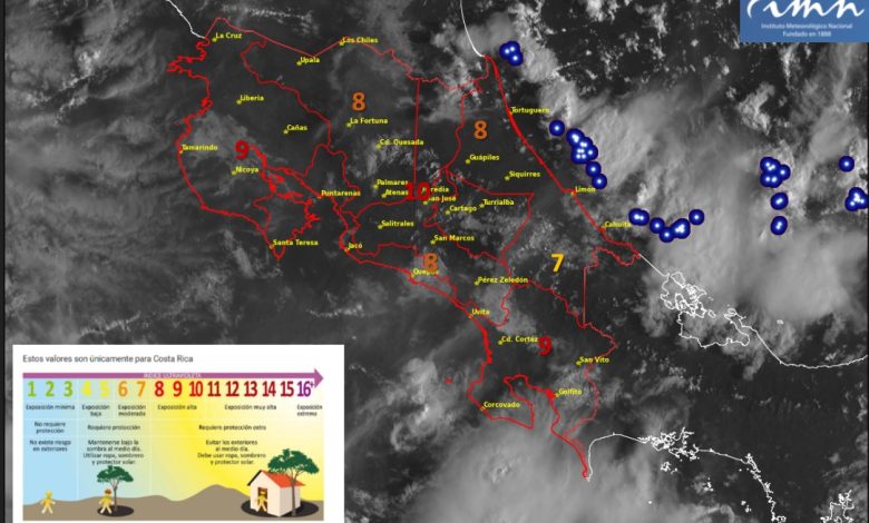 IMN anuncia el estado del tiempo en todo el territorio nacional para hoy