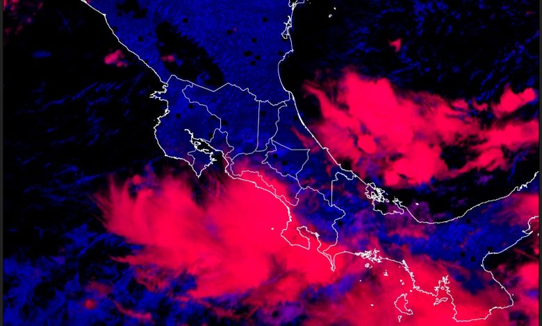 IMN advierte lluvias intensas por influencia de la tormenta tropical Melissa en el Pacífico y Valle Central