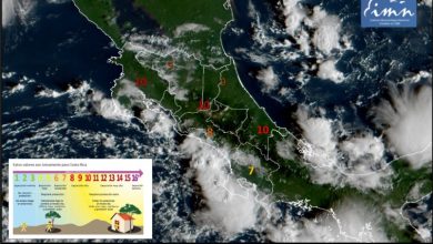 IMN alerta por fuertes lluvias y tormenta tropical Melissa en el Mar Caribe
