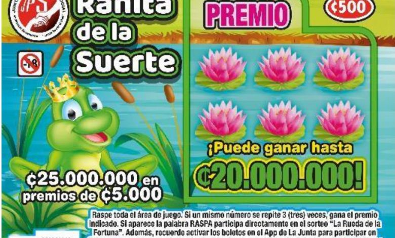 JPS presenta “La Ranita de la Suerte”, su nuevo juego instantáneo