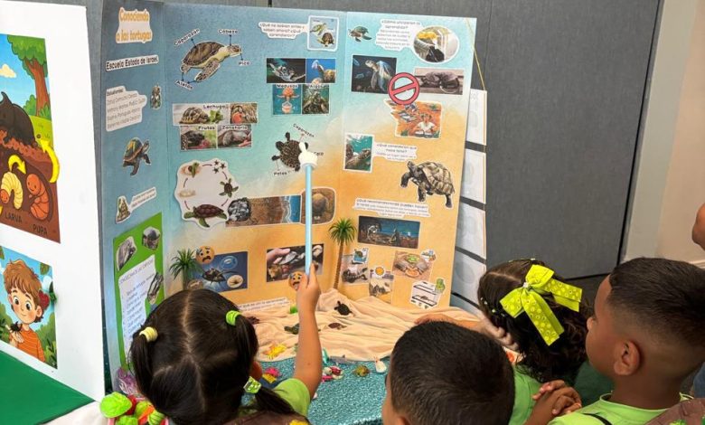 Estudiantes de preescolar de San José Norte realizan su primera feria científica nacional