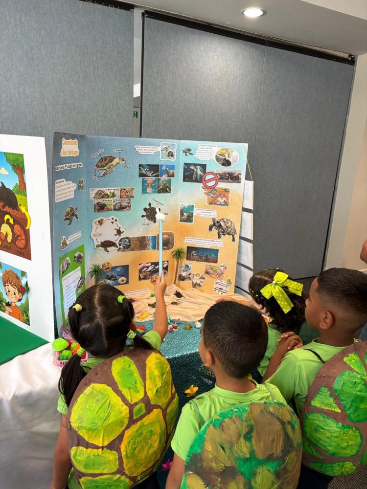 Estudiantes de preescolar de San José Norte realizan su primera feria científica nacional