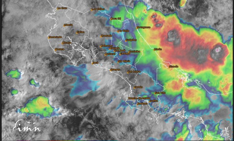 Persisten los efectos del empuje frío #1: IMN advierte sobre lluvias, ráfagas de viento y bajas temperaturas