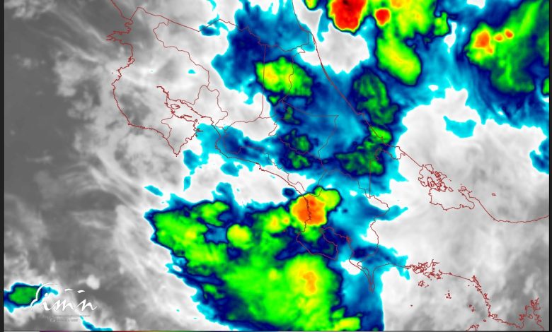 Lluvias y ráfagas de viento afectarán el Caribe y la Zona Norte