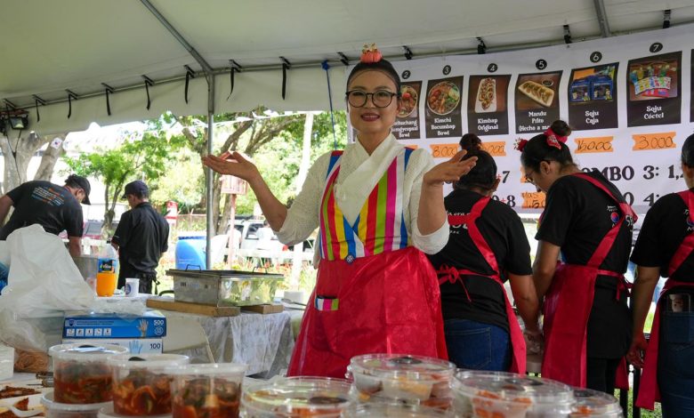 Festival coreano reune gastronomía y arte en el Parque Nacional
