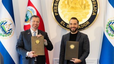 El Salvador y Costa Rica sellan “Escudo de las Américas”, pacto regional contra el crimen organizado.