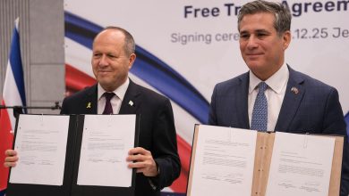 Costa Rica amplía mercados con TLC firmado con Israel