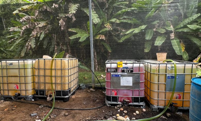 Operativo por robo de combustible deja seis detenidos en Limón