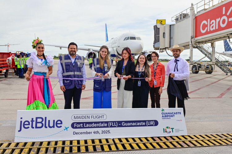 Guanacaste recibe vuelos directos desde Estados Unidos y Canadá en temporada alta