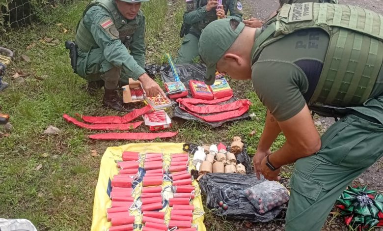 Aumentan decomisos de pólvora y productos ilegales en la frontera norte