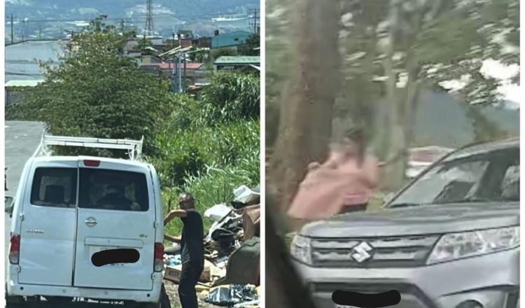 Denuncian a una mujer captada arrojando basura en zona pública
