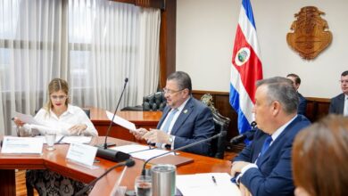 Rodrigo Chaves y Laura Fernández asistirán a reunión con Donald Trump en Florida. Foto cortesía.
