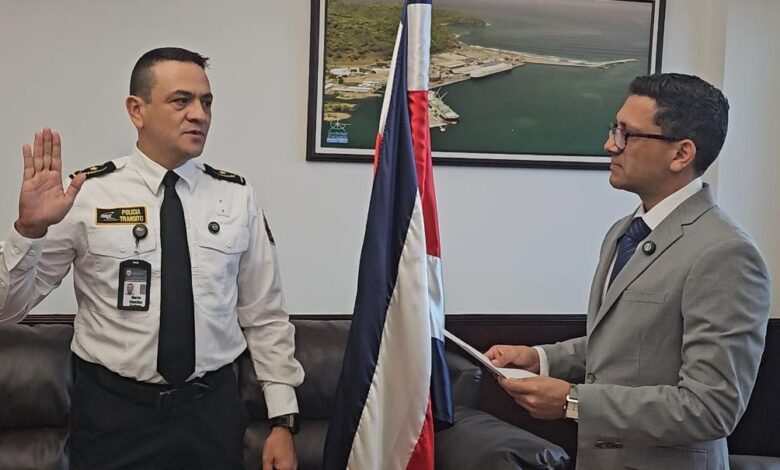 MOPT nombra nuevo director en la Policía de Tránsito