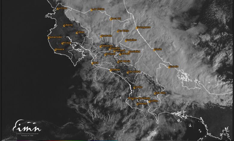 Vientos de hasta 100 km/h: IMN emite aviso para varias regiones este martes