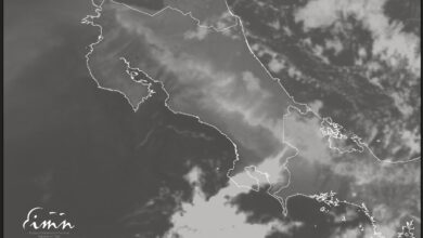 Empuje frío #17 ingresó al Caribe y provocará fuertes vientos y descenso de temperaturas