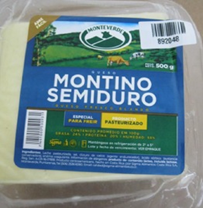 Salud retira del mercado queso Monteverde tras hallazgo de Listeria