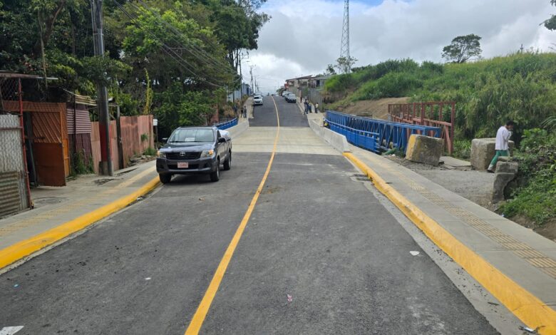 Habilitado el paso por el nuevo puente entre Zetillal y el Liceo de Coronado