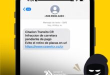 ¡Evite estafas! COSEVI alerta sobre falsos cobros por SMS
