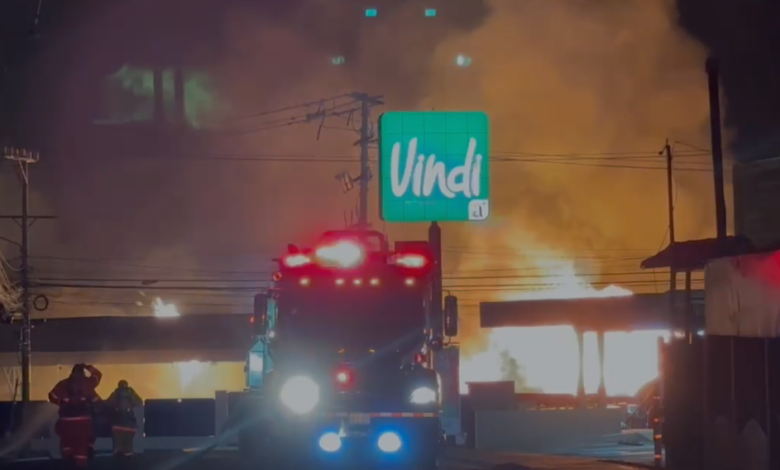 Error humano provocó incendio en empresa de gas Blue Flame