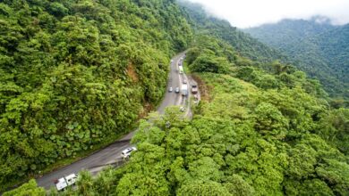 Paso regulado en la Ruta 32 por obras de estabilización