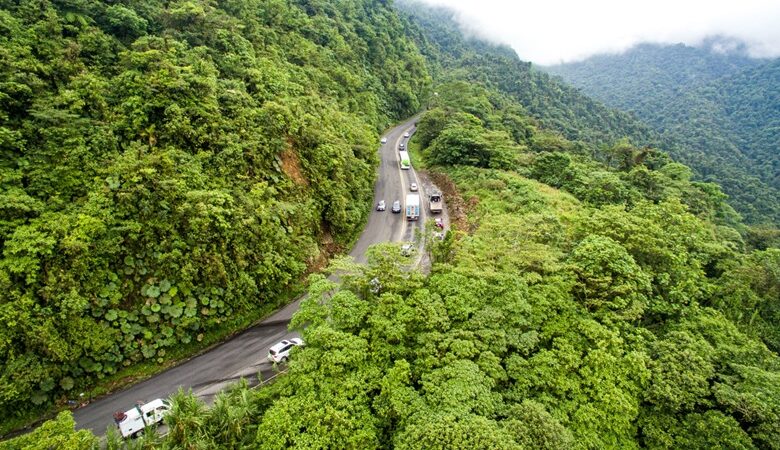 Paso regulado en la Ruta 32 por obras de estabilización