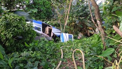 Avioneta accidentada en La Fortuna de San Carlos