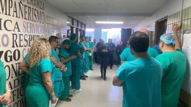 Más de 2400 funcionarios de la CCSS se sumaron a la huelga este miércoles