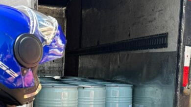 Fuerza Pública detiene a dos sospechosos por transporte ilegal de cianuro en Heredia