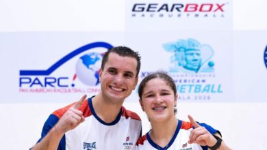 Dupla tica marca un nuevo hito en el Panamericano de Racquetball