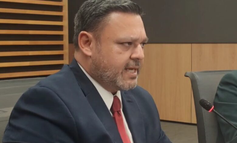 Gilberto Campos señala que informe sobre seguridad y narcotráfico fue votado sin previo análisis